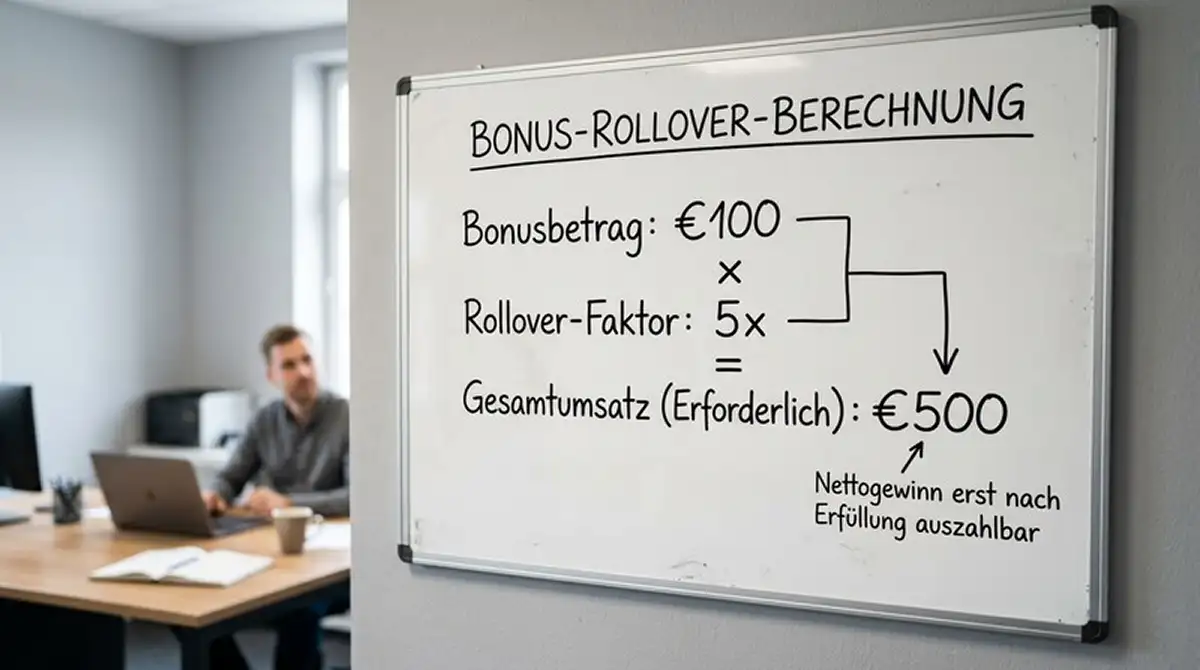 Willkommensbonus-Berechnung: Umsatzbedingungen und statistischer Verlust am Beispiel NV Casino