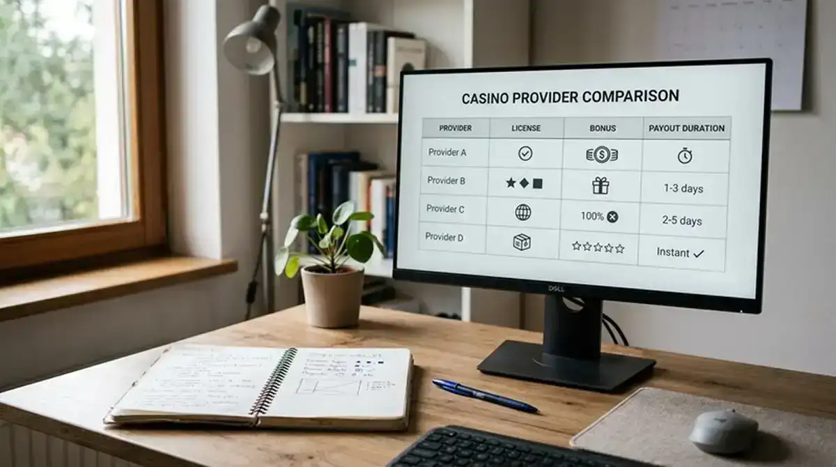 Vergleichstabelle der Top-10 Demo-Casinos mit Lizenz, Bonus und Auszahlungsdauer