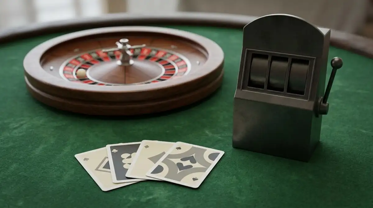 Spielangebot legaler Online Casinos: Slots, Tischspiele und Live-Dealer
