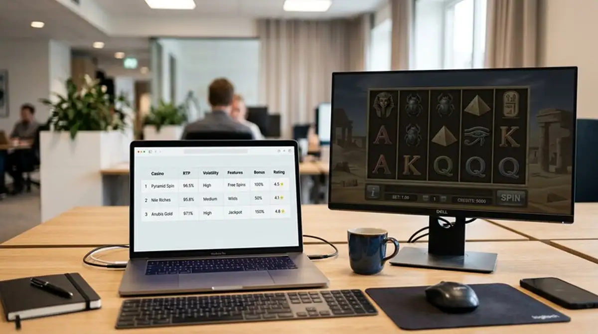 Vergleichstabelle mit Online-Casinos, die Eye of Horus anbieten