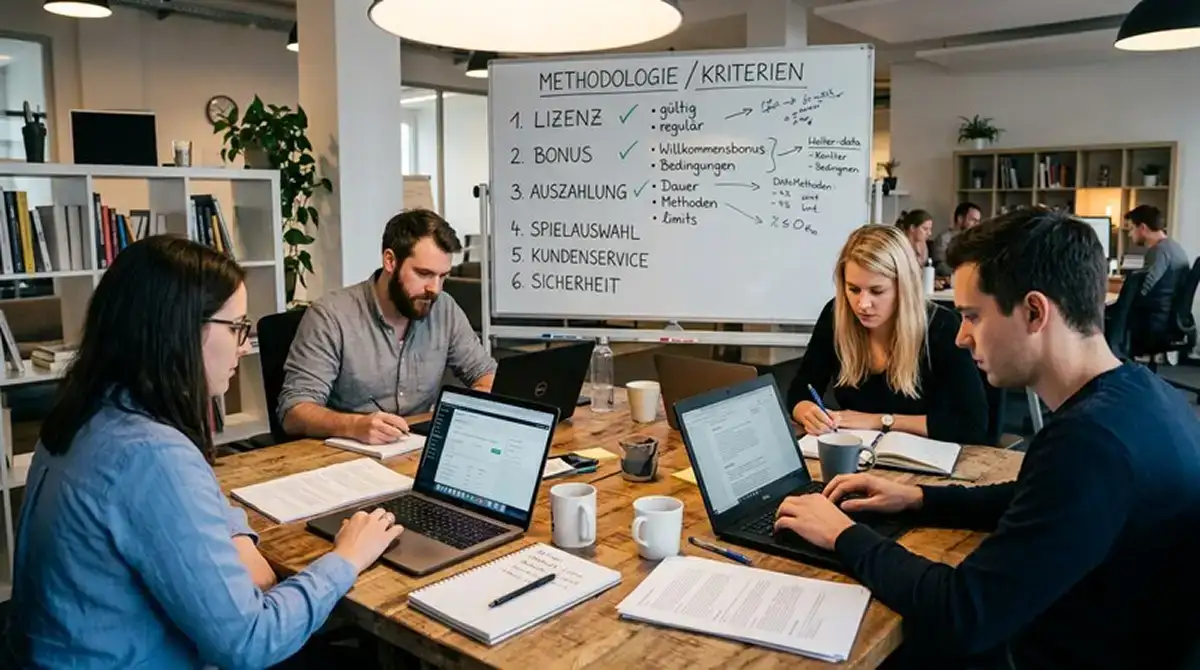Methodik und Bewertungskriterien des Casinotests 2026