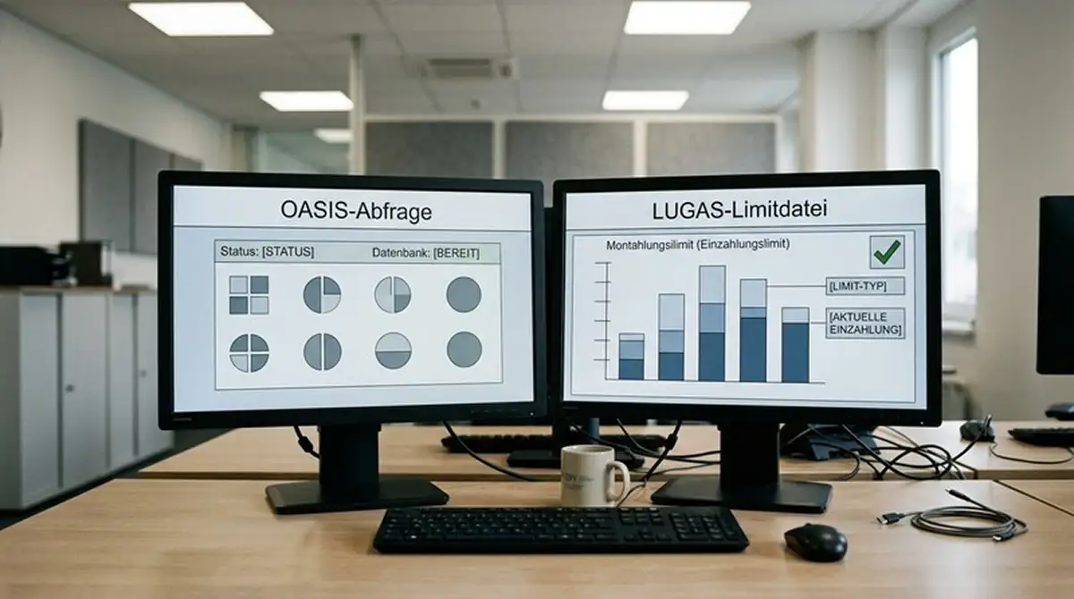 Symbolbild OASIS-Sperrdatei und LUGAS-Limitsystem
