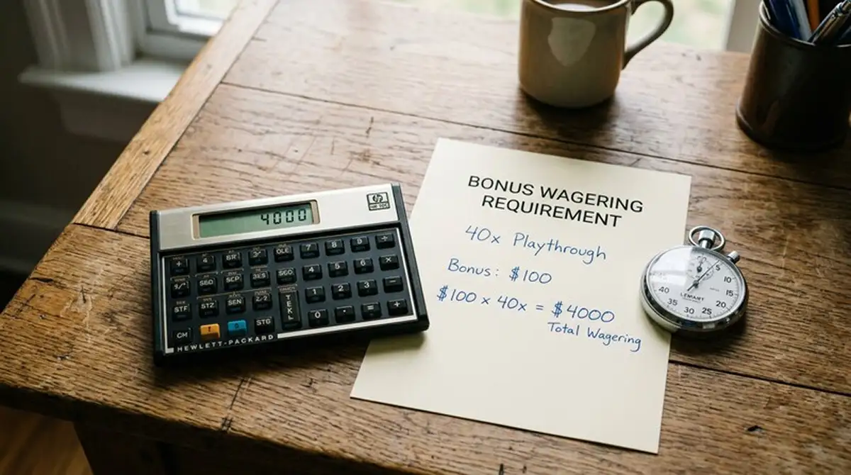 Rechnung: Wie viele Stunden braucht ein Willkommensbonus bei 0,10 Euro Spin?